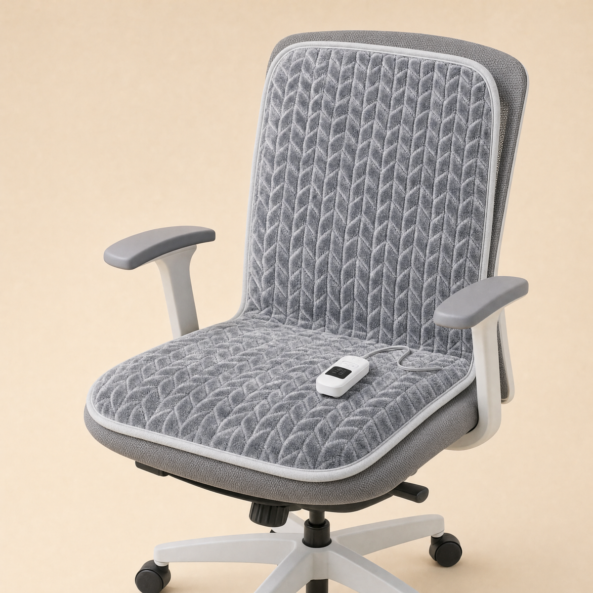 ChairHug Classic heated pad on an office chair