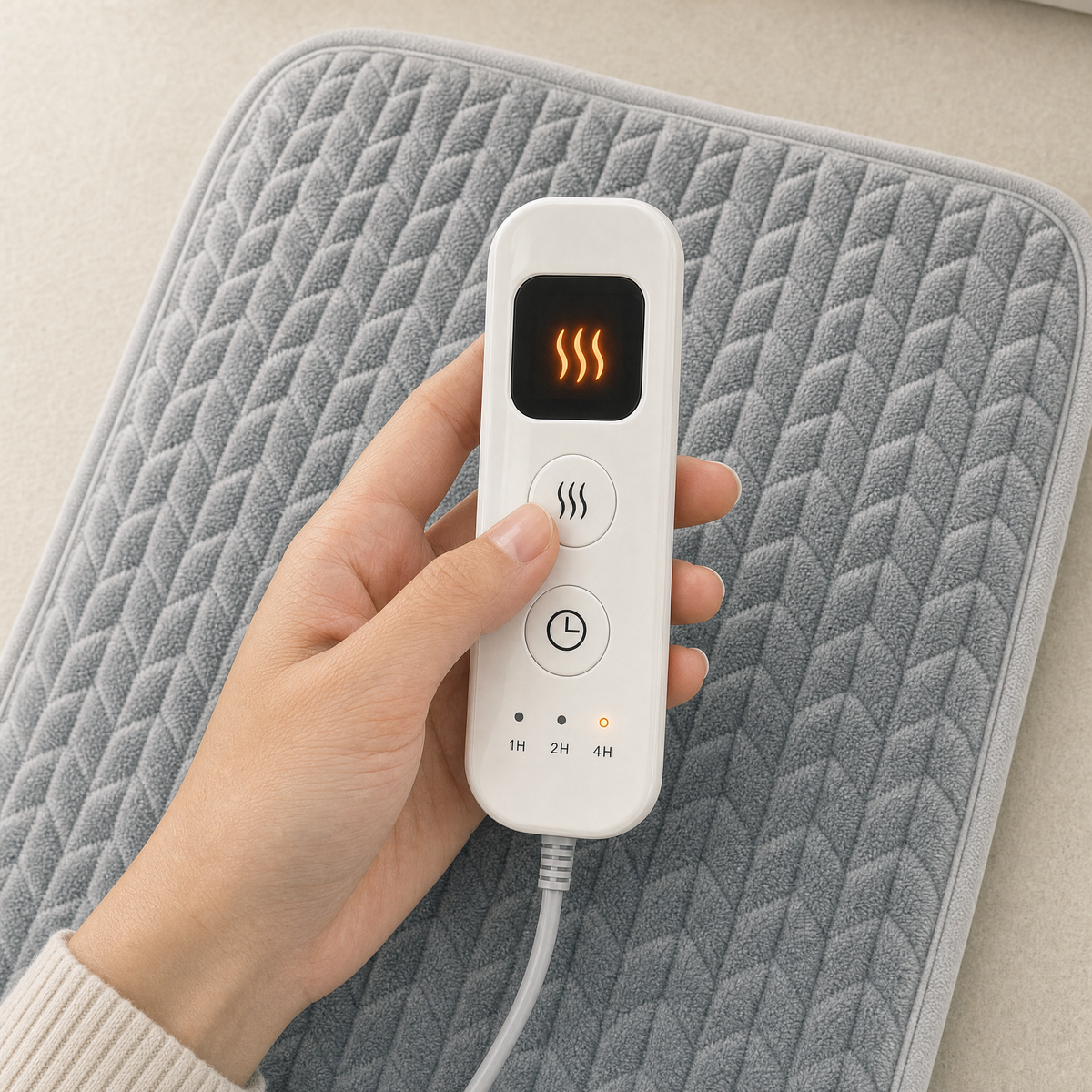 ChairHug remote with heat and timer